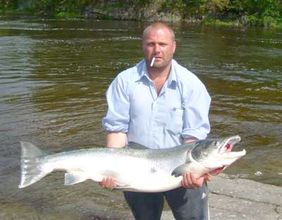 18 kilos laks tatt i Numedalslågen!